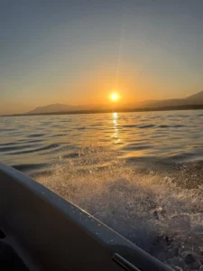 artardecer en mar de marbella