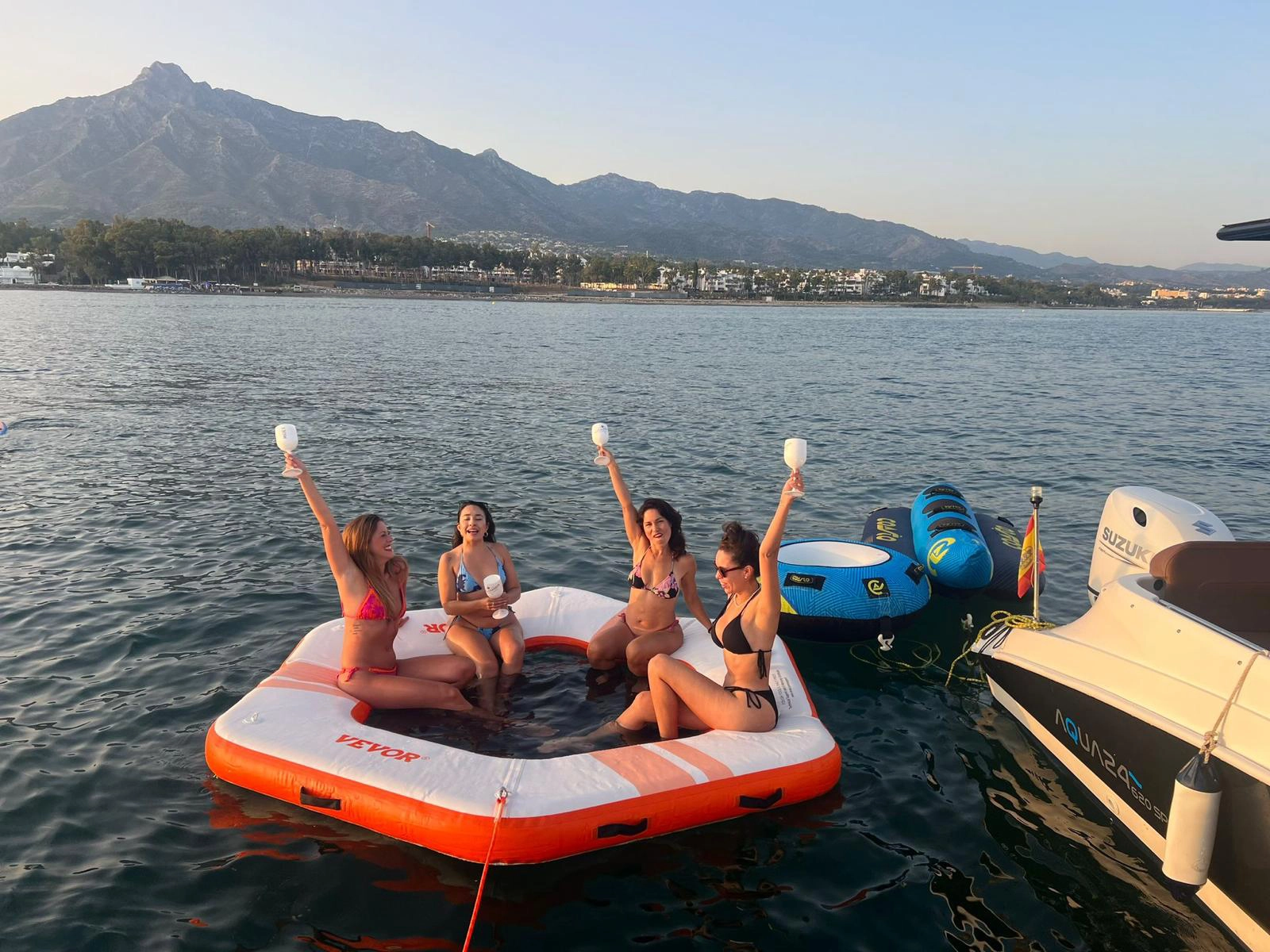 Donut en el mar mediterraneo